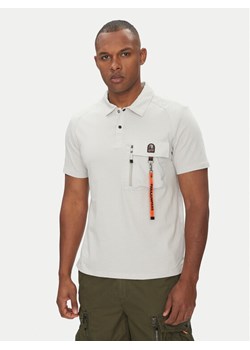 Parajumpers Polo Rescue 25SMPMPORE10 Szary Regular Fit ze sklepu MODIVO w kategorii T-shirty męskie - zdjęcie 181887829