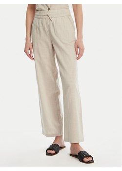 Vero Moda Spodnie materiałowe Caia 10333796 Beżowy Wide Leg ze sklepu MODIVO w kategorii Spodnie damskie - zdjęcie 181887908