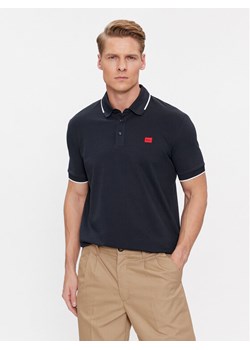 Hugo Polo Deresino232 50490775 Granatowy Slim Fit ze sklepu MODIVO w kategorii T-shirty męskie - zdjęcie 181887948