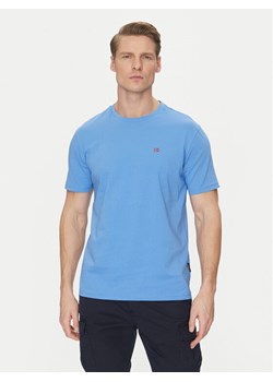 Napapijri T-Shirt Salis NP0A4H8D Niebieski Regular Fit ze sklepu MODIVO w kategorii T-shirty męskie - zdjęcie 181887976