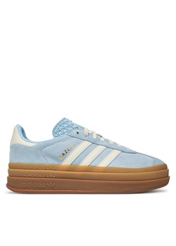 adidas Sneakersy Gazelle Bold JQ7776 Błękitny ze sklepu MODIVO w kategorii Buty sportowe damskie - zdjęcie 181888017