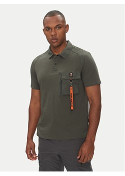 Parajumpers Polo Rescue 25SMPMPORE10 Zielony Regular Fit ze sklepu MODIVO w kategorii T-shirty męskie - zdjęcie 181888027