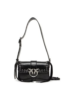 PINKO Torebka Love One Mini Slouchy Fl PE 25 PLTT 104340 A28D Czarny ze sklepu MODIVO w kategorii Kopertówki - zdjęcie 181888066