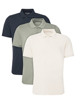 Jack&Jones Komplet 3 koszulek polo Kane 12277429 Kolorowy Regular Fit ze sklepu MODIVO w kategorii T-shirty męskie - zdjęcie 181888146