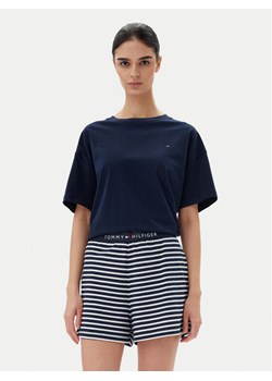 Tommy Hilfiger Piżama UW0UW05760 Granatowy Regular Fit ze sklepu MODIVO w kategorii Piżamy damskie - zdjęcie 181888325
