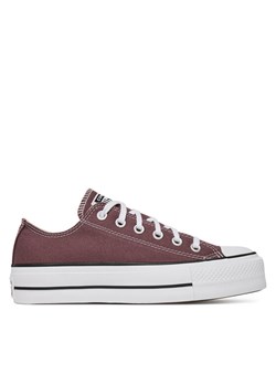 Converse Trampki Chuck Taylor All Star Lift Platform A10647C Bordowy ze sklepu MODIVO w kategorii Trampki damskie - zdjęcie 181888477