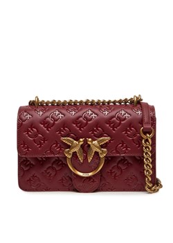 PINKO Torebka Love One Mini Dc 100074 A1YB Y1HQ Bordowy ze sklepu MODIVO w kategorii Kopertówki - zdjęcie 181888489