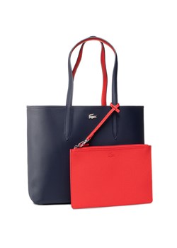 Lacoste Torebka Shopping Bag NF2142AA Czerwony ze sklepu MODIVO w kategorii Torby Shopper bag - zdjęcie 181888545