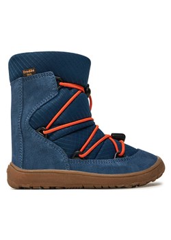 Froddo Kozaki Barefoot Tex Track Wool G3160239-2 M Niebieski ze sklepu MODIVO w kategorii Buty zimowe dziecięce - zdjęcie 181888586