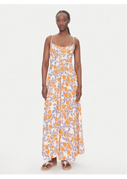 Maaji Sukienka letnia Western Orange Flower Sia PT2748CLD001 Pomarańczowy Regular Fit ze sklepu MODIVO w kategorii Sukienki - zdjęcie 181888668