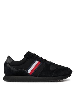 Tommy Hilfiger Sneakersy Runner Evo Mix Ess FM0FM04886 Czarny ze sklepu MODIVO w kategorii Buty sportowe męskie - zdjęcie 181893285