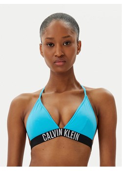 Calvin Klein Swimwear Góra od bikini KW0KW02854 Niebieski ze sklepu MODIVO w kategorii Stroje kąpielowe - zdjęcie 181893297