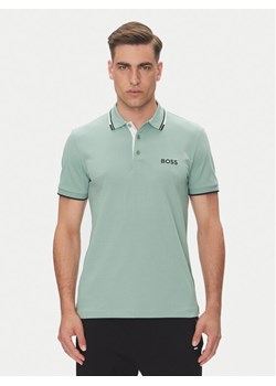 BOSS Polo Paddy Pro 50469102 Zielony Regular Fit ze sklepu MODIVO w kategorii T-shirty męskie - zdjęcie 181893465