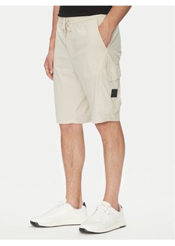 BOSS Szorty sportowe S_Urbanex-Cargo 50534318 Beżowy Tapered Fit ze sklepu MODIVO w kategorii Spodenki męskie - zdjęcie 181893466