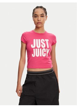 Juicy Couture T-Shirt Just Juicy JCGCT125040 Różowy Slim Fit ze sklepu MODIVO w kategorii Bluzki damskie - zdjęcie 181893539