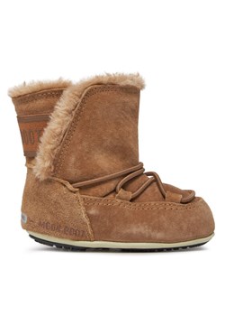 Moon Boot Śniegowce Crib Suede 34010300001 Brązowy ze sklepu MODIVO w kategorii Buty zimowe dziecięce - zdjęcie 181893588
