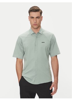 BOSS Koszula Excurse 50540196 Zielony Regular Fit ze sklepu MODIVO w kategorii Koszule męskie - zdjęcie 181893628
