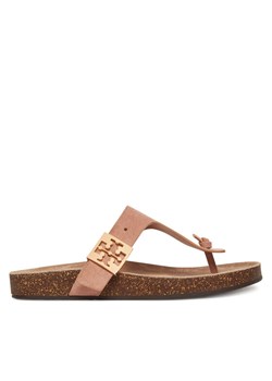 Tory Burch Japonki 150910 Beżowy ze sklepu MODIVO w kategorii Klapki damskie - zdjęcie 181893726