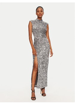 BARDOT Sukienka wieczorowa 59670DB Srebrny Regular Fit ze sklepu MODIVO w kategorii Sukienki - zdjęcie 181893787