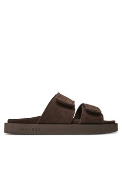 Inuikii Klapki Suede Double Band 50102-510 Brązowy ze sklepu MODIVO w kategorii Klapki męskie - zdjęcie 181893959