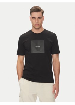 BOSS T-Shirt Logo 50538096 Czarny Regular Fit ze sklepu MODIVO w kategorii T-shirty męskie - zdjęcie 181893978
