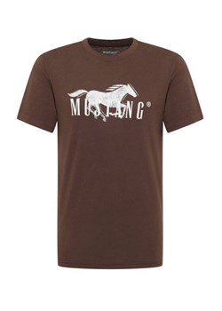 Mustang T-Shirt Austin 1016279 Brązowy Regular Fit ze sklepu MODIVO w kategorii T-shirty męskie - zdjęcie 181894106