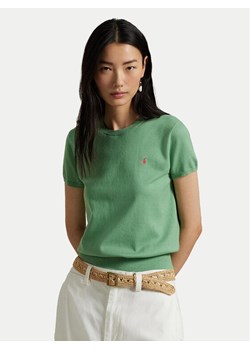 Polo Ralph Lauren Sweter 211891673027 Zielony Regular Fit ze sklepu MODIVO w kategorii Swetry damskie - zdjęcie 181894118