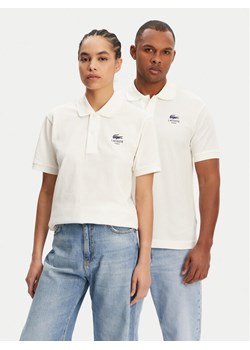 Lacoste Polo PH2723 Écru Regular Fit ze sklepu MODIVO w kategorii Bluzki damskie - zdjęcie 181894139