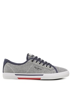 Pepe Jeans Tenisówki Brady Men Chambray PMS30817 Granatowy ze sklepu MODIVO w kategorii Trampki męskie - zdjęcie 181894215