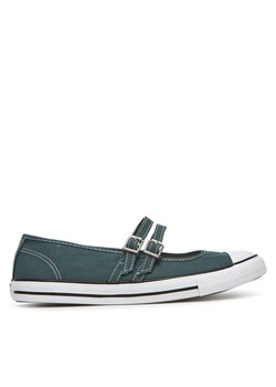Converse Baleriny Chuck Taylor All Star Dainty Mary Jane A13797C Zielony ze sklepu MODIVO w kategorii Balerinki - zdjęcie 181894289