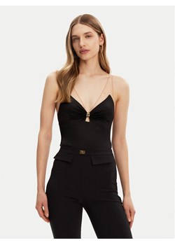 Elisabetta Franchi Body BO-030-51E2-V260 Czarny ze sklepu MODIVO w kategorii Body damskie - zdjęcie 181894326