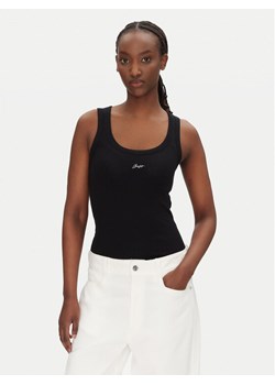BOSS Top C_Ematite 50547548 Czarny Slim Fit ze sklepu MODIVO w kategorii Bluzki damskie - zdjęcie 181894497