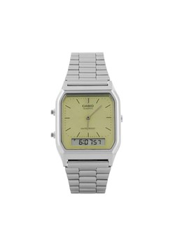 Zegarek Casio Vintage AQ-230A-9AMQYES Srebrny - id: 4549526390661 - marki Casio - 181897419 Zegarek Casio Vintage AQ-230A-9AMQYES Srebrny ze sklepu eobuwie.pl w kategorii Zegarki - zdjęcie 181897419