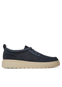 Półbuty Clarks Polden Moc 26180866 Granatowy ze sklepu eobuwie.pl w kategorii Półbuty męskie - zdjęcie 181897456