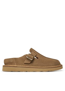 Klapki Clarks Solsbury  26180882 Brązowy ze sklepu eobuwie.pl w kategorii Klapki męskie - zdjęcie 181897529