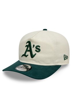 Czapka z daszkiem New Era Script Oakland Athletics Golfer 60595252 Biały ze sklepu eobuwie.pl w kategorii Czapki z daszkiem damskie - zdjęcie 181897638