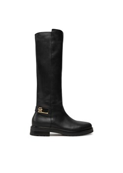 Oficerki Tommy Hilfiger FW0FW08335 Czarny ze sklepu eobuwie.pl w kategorii Kozaki damskie - zdjęcie 181897676