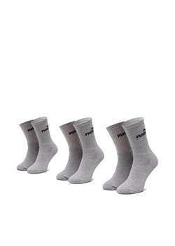 Zestaw 3 par wysokich skarpet unisex Puma 907934 r. 35/38 Szary ze sklepu eobuwie.pl w kategorii Skarpetki męskie - zdjęcie 181897895