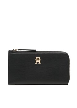 Duży Portfel Damski Tommy Hilfiger Th Feminine Large Slim Wallet AW0AW14890 Czarny ze sklepu eobuwie.pl w kategorii Portfele damskie - zdjęcie 181898076