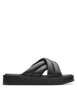 Klapki Clarks Alda Glide 26179276 Czarny ze sklepu eobuwie.pl w kategorii Klapki damskie - zdjęcie 181898196