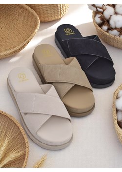 Royalfashion Klapki damskie płaskie Evre ze sklepu royalfashion.pl w kategorii Klapki damskie - zdjęcie 181909038