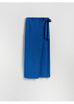 Reserved - Spódnica maxi z dodatkiem lnu - niebieski ze sklepu Reserved w kategorii Spódnice - zdjęcie 181912919