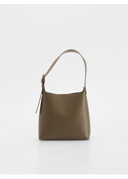 Reserved - Torebka hobo z klamrą - brązowy ze sklepu Reserved w kategorii Torebki damskie - zdjęcie 181914775