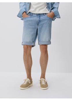 Reserved - Jeansowe szorty slim fit - niebieski ze sklepu Reserved w kategorii Spodenki męskie - zdjęcie 181915345