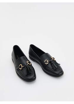 Reserved - Loafersy z imitacji skóry - czarny ze sklepu Reserved w kategorii Mokasyny dziecięce - zdjęcie 181916438