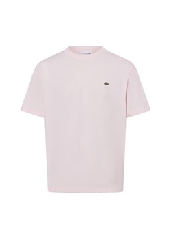 Lacoste Koszulka męska Mężczyźni Bawełna różowy jednolity ze sklepu vangraaf w kategorii T-shirty męskie - zdjęcie 181919598