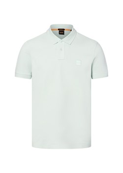 BOSS Orange Męska koszulka polo - Passenger Mężczyźni Bawełna jasnoniebieski jednolity ze sklepu vangraaf w kategorii T-shirty męskie - zdjęcie 181919599