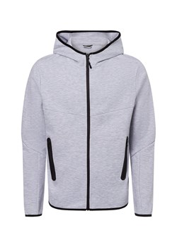Jack & Jones Męska kurtka z kapturem - JCOFusion Mężczyźni jasny szary marmurkowy ze sklepu vangraaf w kategorii Bluzy męskie - zdjęcie 181919606