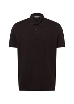 Finshley & Harding Męska koszulka polo Mężczyźni Bawełna antracytowy jednolity ze sklepu vangraaf w kategorii T-shirty męskie - zdjęcie 181919618