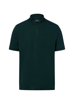 Nils Sundström Męska koszulka polo Mężczyźni Bawełna jodłowy jednolity ze sklepu vangraaf w kategorii T-shirty męskie - zdjęcie 181919637